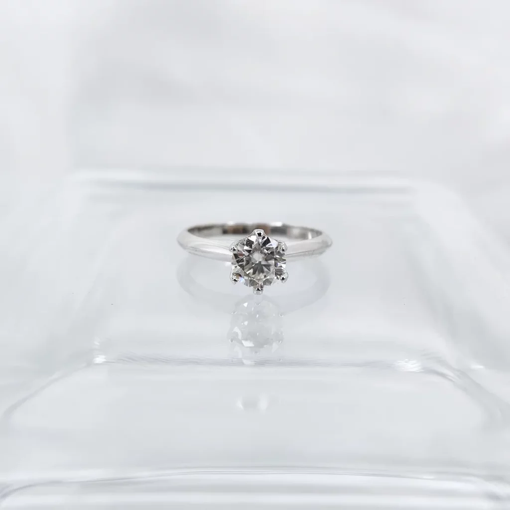 Tiffany & Co Harmony .22ct Diamond & Platinum Engagement Ring W/  Certification | eBay
