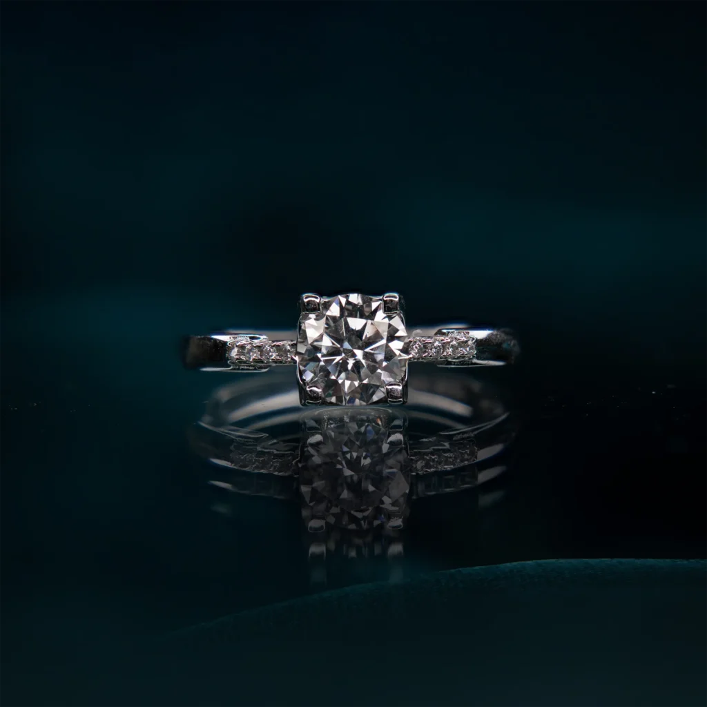 Apex, Moissanite diamond Rings