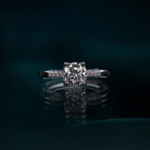 Apex, Moissanite diamond Rings