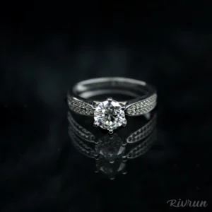 Subway Princess, Moissanite diamond Ring - Image 1