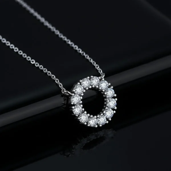 Sunshine, Moissanite diamond Necklace