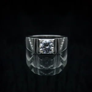 Psychic Male Ring, Moissanite diamond Rings - Image 1