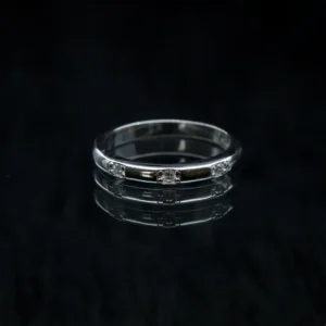 Three Star Pave, Moissanite diamond Rings - Image 1