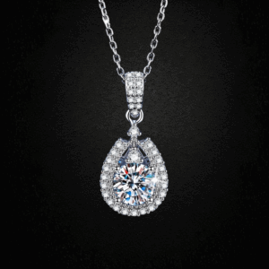 Luxury Pear Shape, Moissanite diamond Pendant