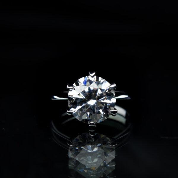 5ct Solitaire, Moissanite Diamond Ring - MSJ102