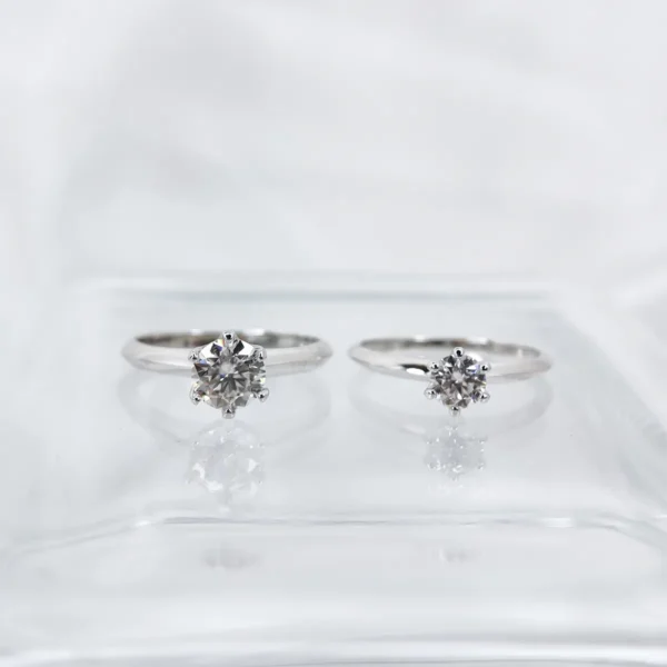 Solitaire, Moissanite diamond Rings - MSJ010 - Image 8