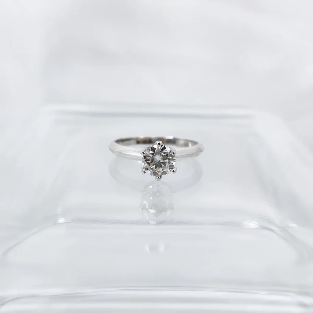 1 CT Solitaire, Moissanite diamond Rings