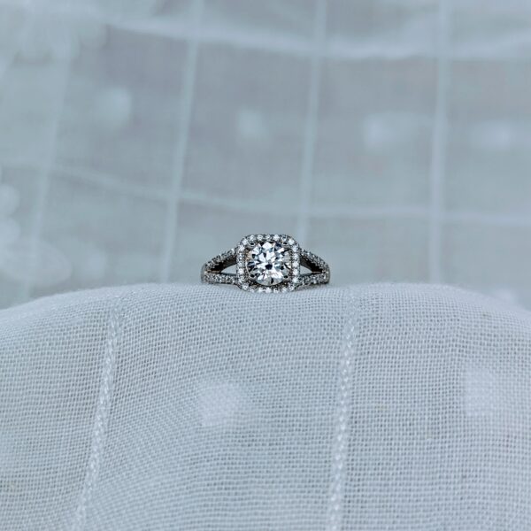 Luxury Square Bag, Moissanite diamond Rings - MSJ021