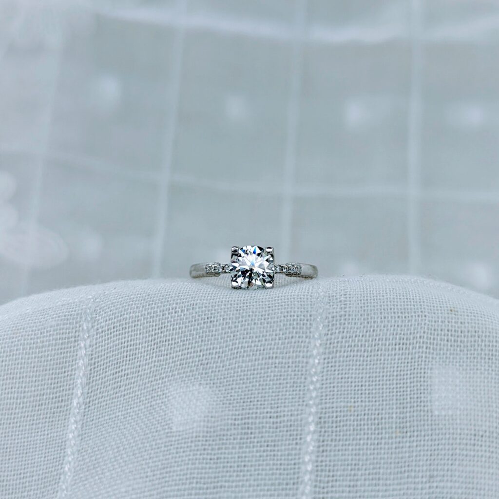 Apex, Moissanite diamond Rings