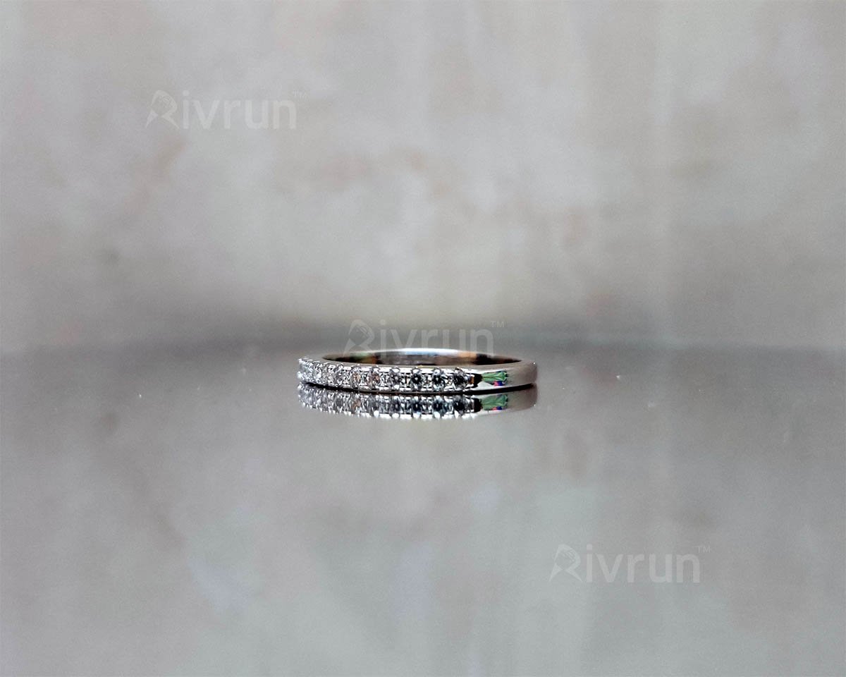 Half Eternity, Moissanite diamond Rings - XJZ048