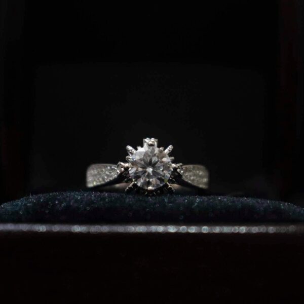 Crown Guzrat, Moissanite diamond Rings - MSJ027 - Image 2