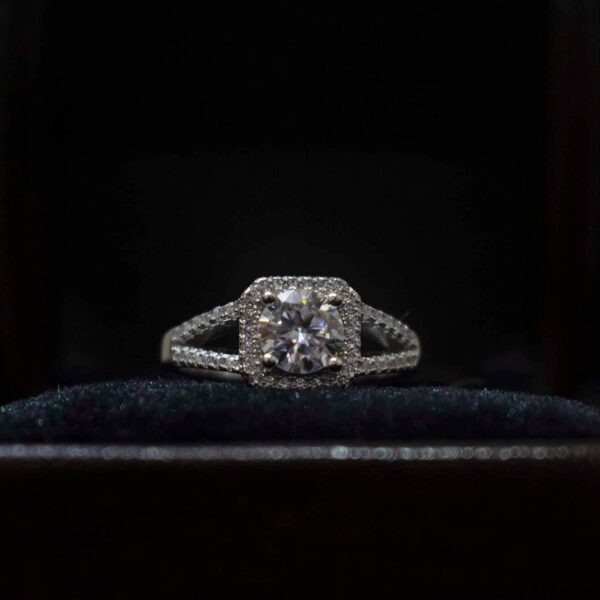 Luxury Square Bag, Moissanite diamond Rings - MSJ021 - Image 2