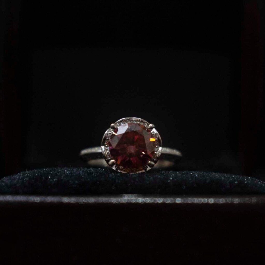 Rose Fountain, Moissanite diamond Rings