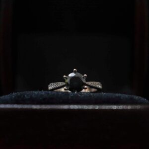 Twist Aura Green, Moissanite diamond Rings - Image 2