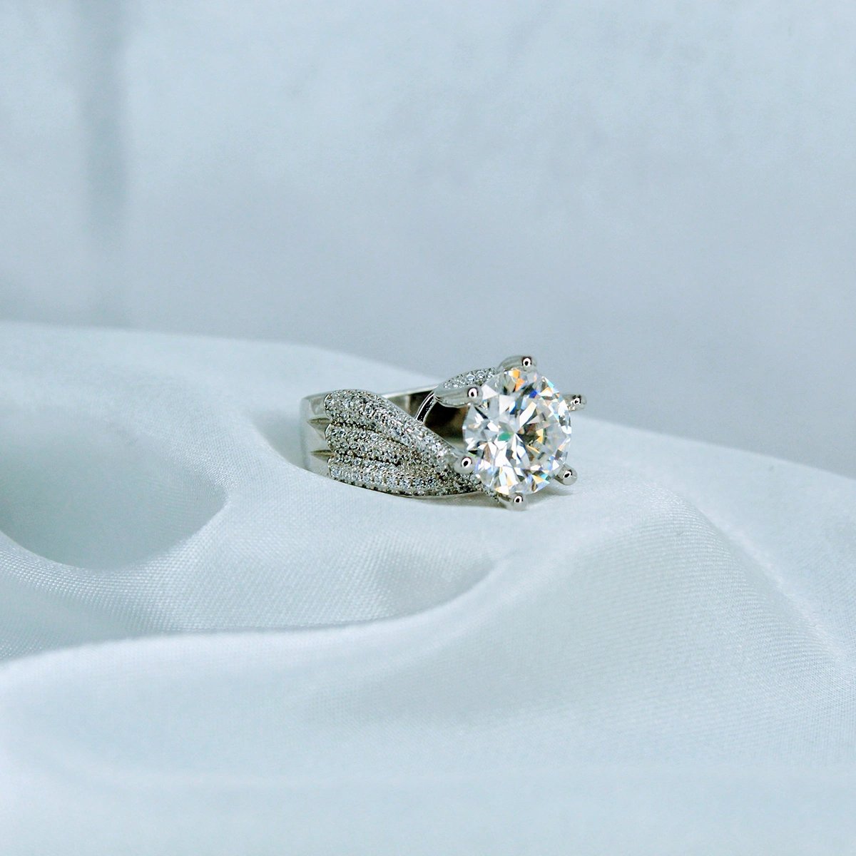 Generations of Love, Moissanite Diamond Ring - MSJ031