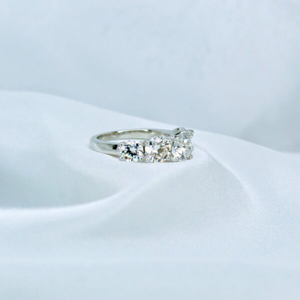 Five Star Light, Moissanite Diamond Ring - MSJ061 - Image 3