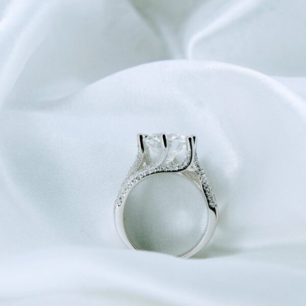 Generations of Love, Moissanite Diamond Ring - MSJ031 - Image 4