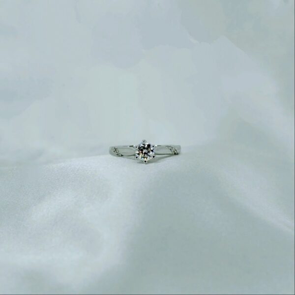 Psychic Model, Moissanite Diamond Ring - MSJ009 - Image 6