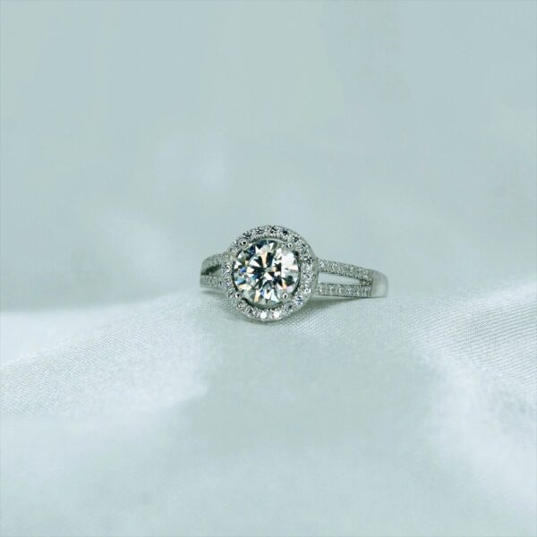Luxury Round Bag, Moissanite diamond Rings - MSJ007 - Image 2