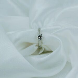 Psychic Model, Moissanite Diamond Ring - Image 6