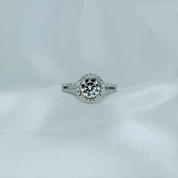 Luxury Round Bag, Moissanite diamond Rings - MSJ007