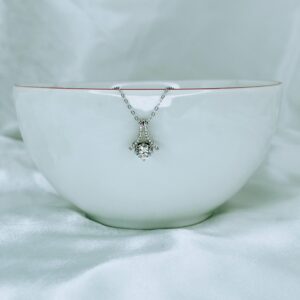 Herringbone, Moissanite diamond Pendant - Image 3