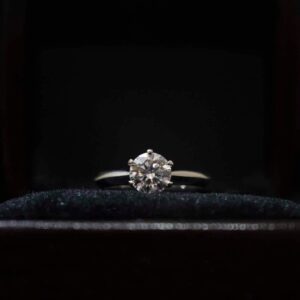 2CT Solitaire, Moissanite diamond Ring - MSJ010L