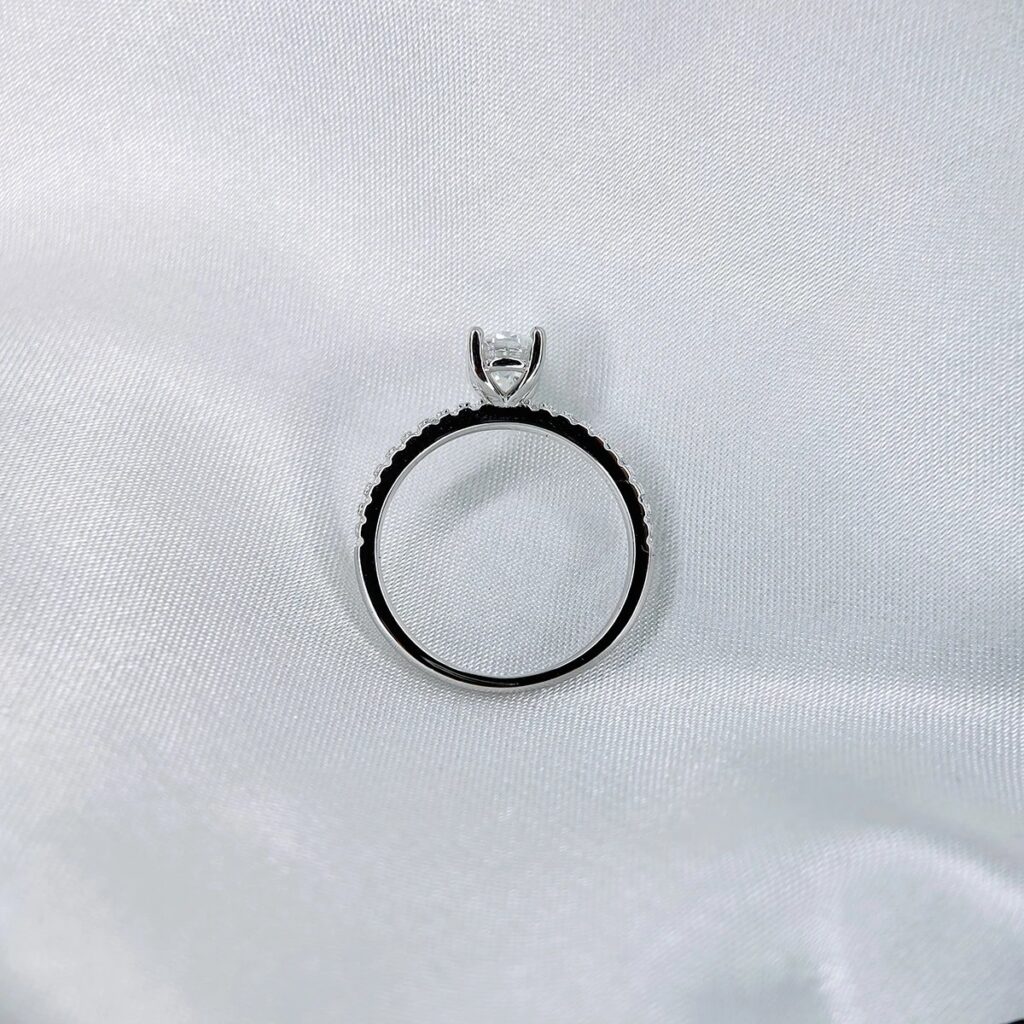 Princess Cut, Moissanite diamond Rings