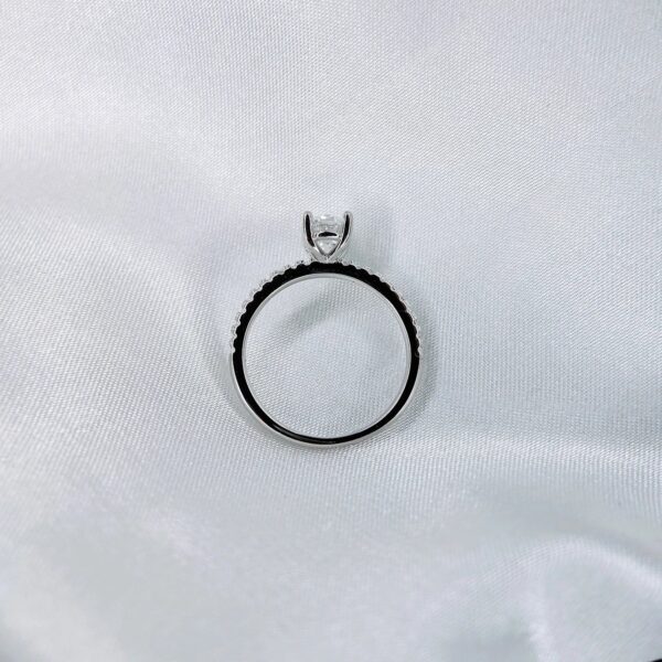Princess Cut, Moissanite diamond Rings - VIZR032 - Image 3