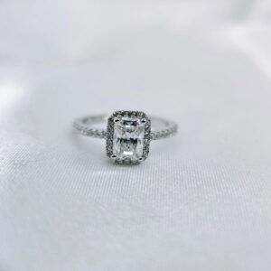Luxury Radiant, Moissanite diamond Rings - Image 3