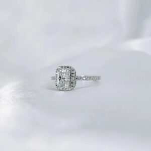 Luxury Radiant, Moissanite diamond Rings - Image 2