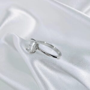 Radiant Cut, Moissanite diamond Rings - Image 2