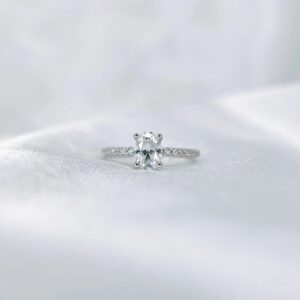 1.5ct Oval Shape, Moissanite diamond Rings - Image 4