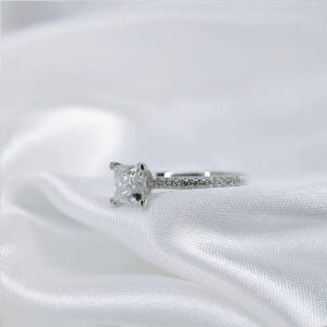 Princess Cut, Moissanite diamond Rings - Image 2
