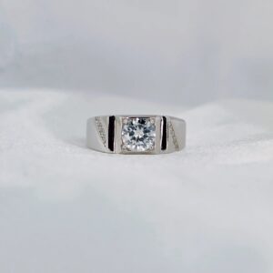 Psychic Male Ring, Moissanite diamond Rings - Image 4