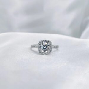Luxury Square, Moissanite diamond Rings - Image 5