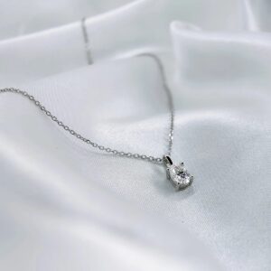 Oval Shape, Moissanite diamond Pendant - Image 2