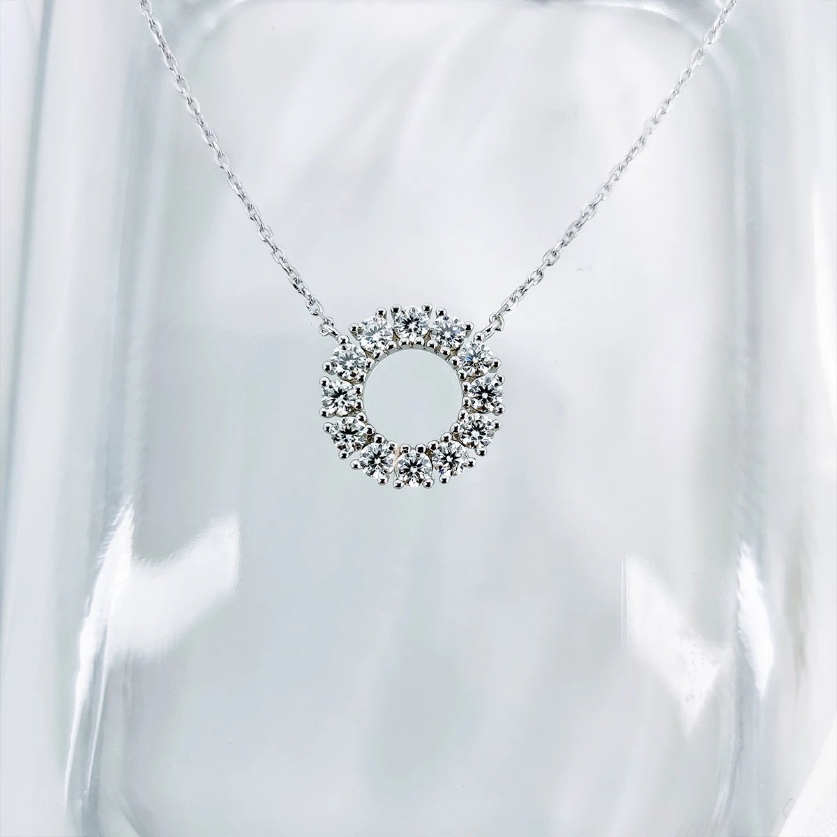 Sunshine, Moissanite diamond Necklace- XLP102