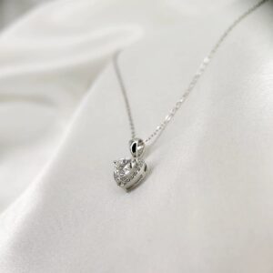 Luxury Heart, Moissanite diamond Pendant - Image 3