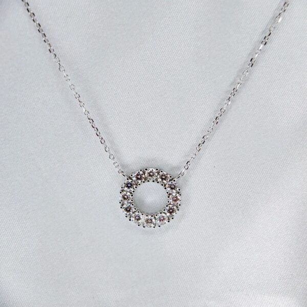 Sunshine, Moissanite diamond Necklace- XLP102 - Image 4