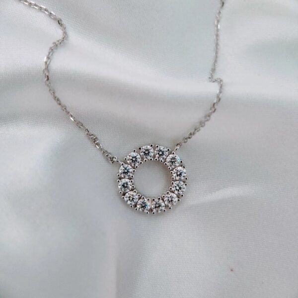 Sunshine, Moissanite diamond Necklace- XLP102 - Image 3