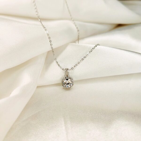 Square Bag, Moissanite diamond Pendant- MSX004