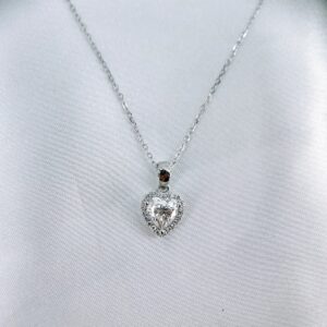 Luxury Heart, Moissanite diamond Pendant - Image 4