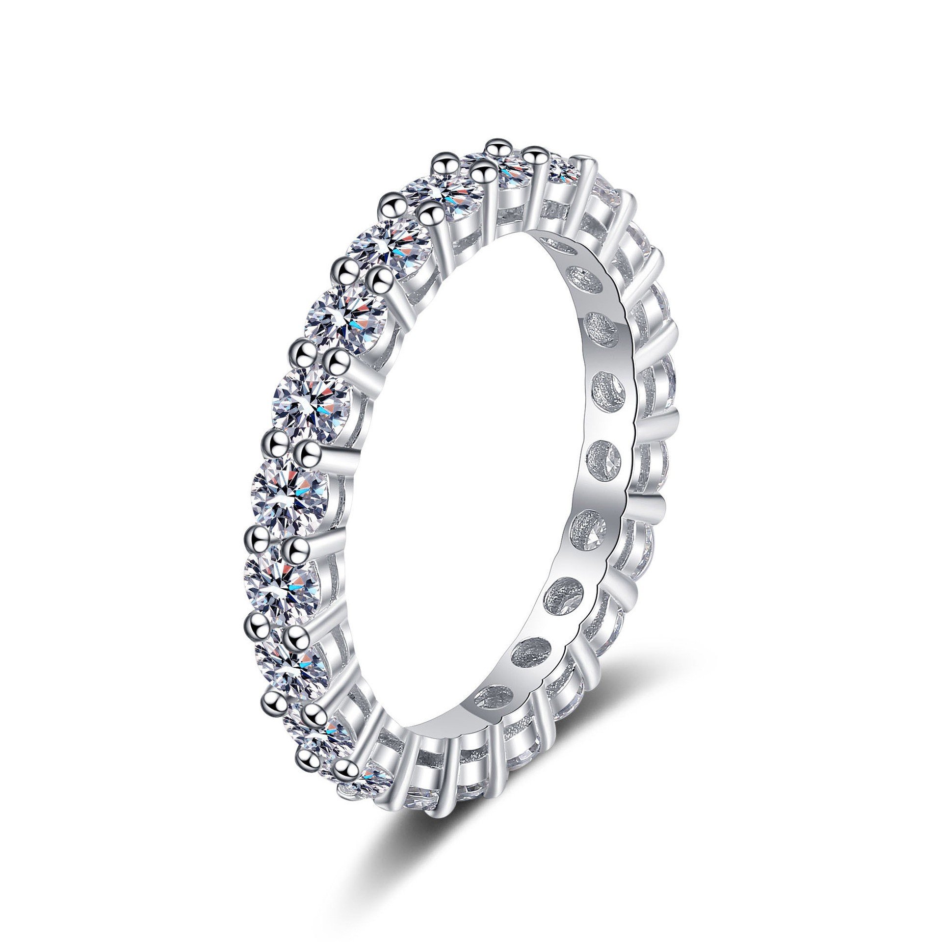 Full Eternity, Moissanite diamond Rings - VIZR006
