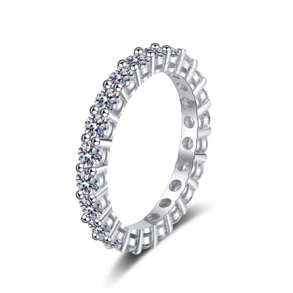 Full Eternity, Moissanite diamond Rings