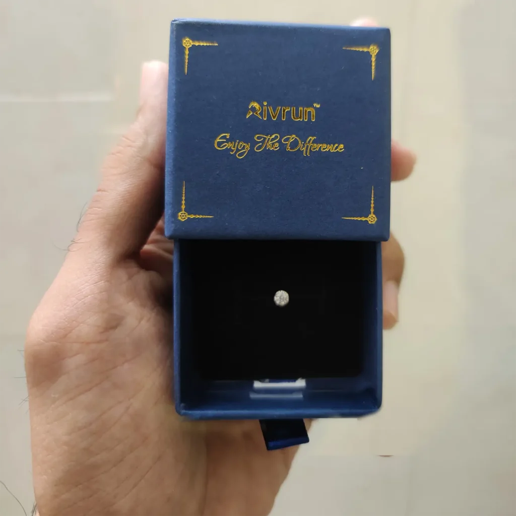 10 Cent Moissanite Nosepin - 3mm Moissanite Diamond