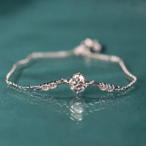 Beli Flower, Moissanite Diamond Bracelet