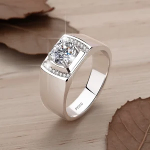 Rizz Diamond Ring, Men's Moissanite diamond Rings - Image 4