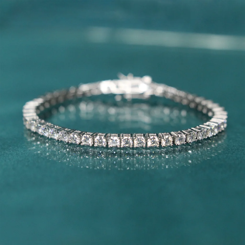 3mm Tennis Bracelet, Moissanite Diamond Bracelet
