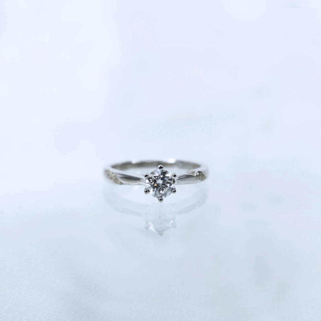 1ct Psychic Model, Moissanite Diamond Ring